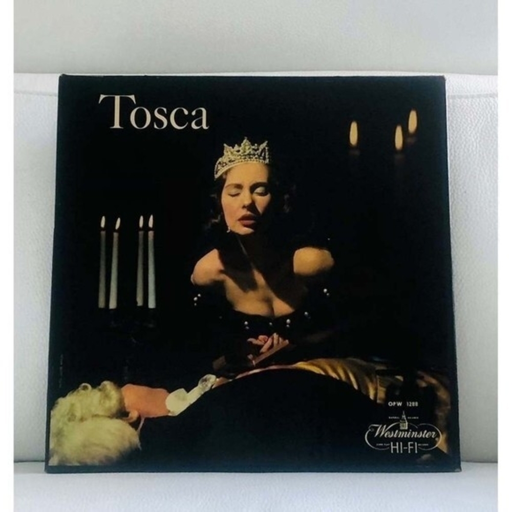 LP Giacomo Puccini - Tosca Vinyl Record